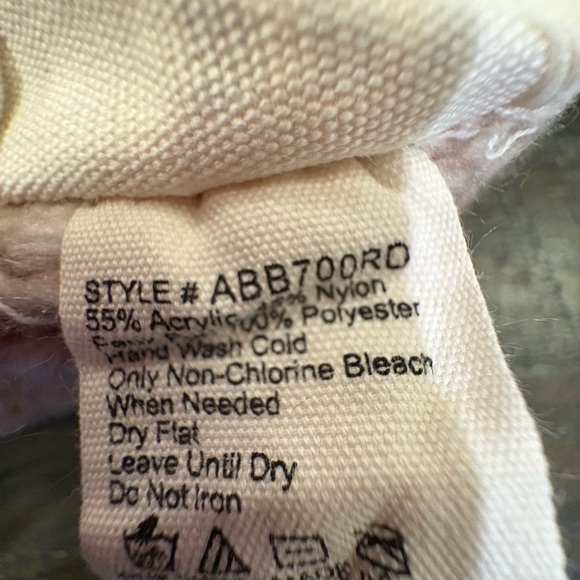 Rae Dunn Blush LOVE Knit Beanie - Picture 3 of 4